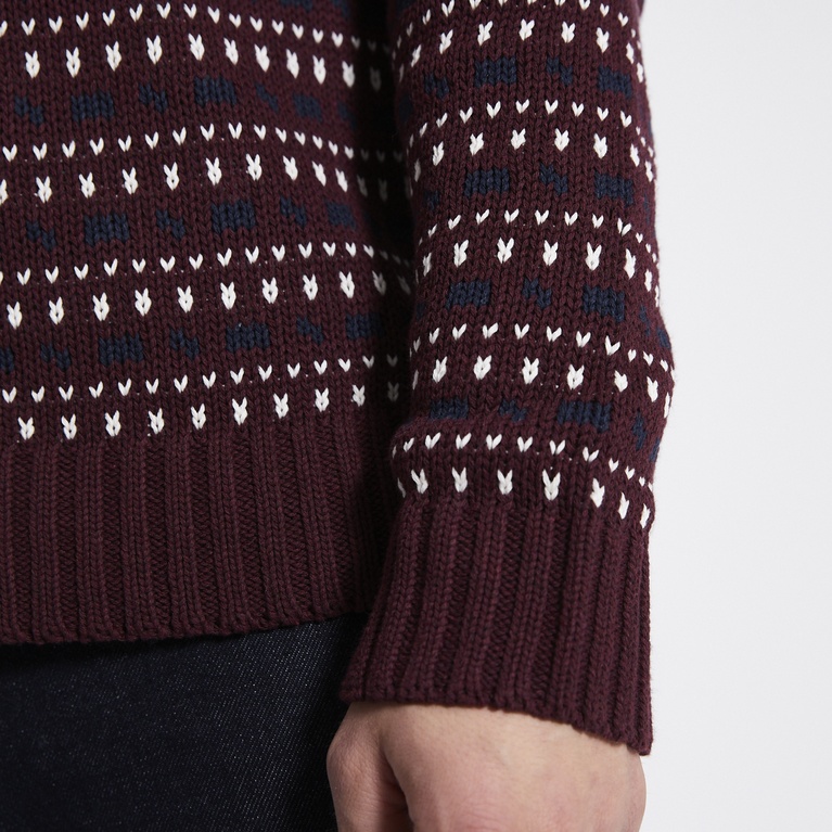 Pattern knit sweater "Felize"